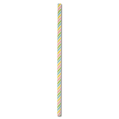 ECO STRAWS - REGULAR - PAPER STRAW - 3 PLY - RAINBOW PRINT