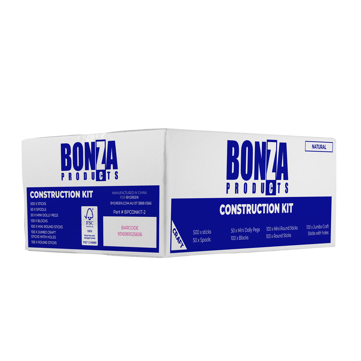 BONZA CRAFT - CONSTRUCTION KIT - MIXED COLOURS