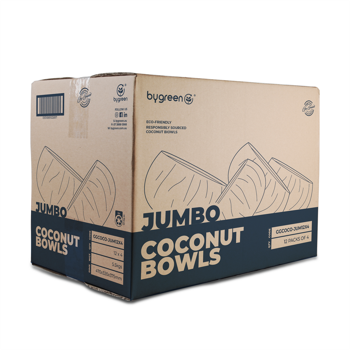 GO GREEN - COCONUT BOWL - JUMBO