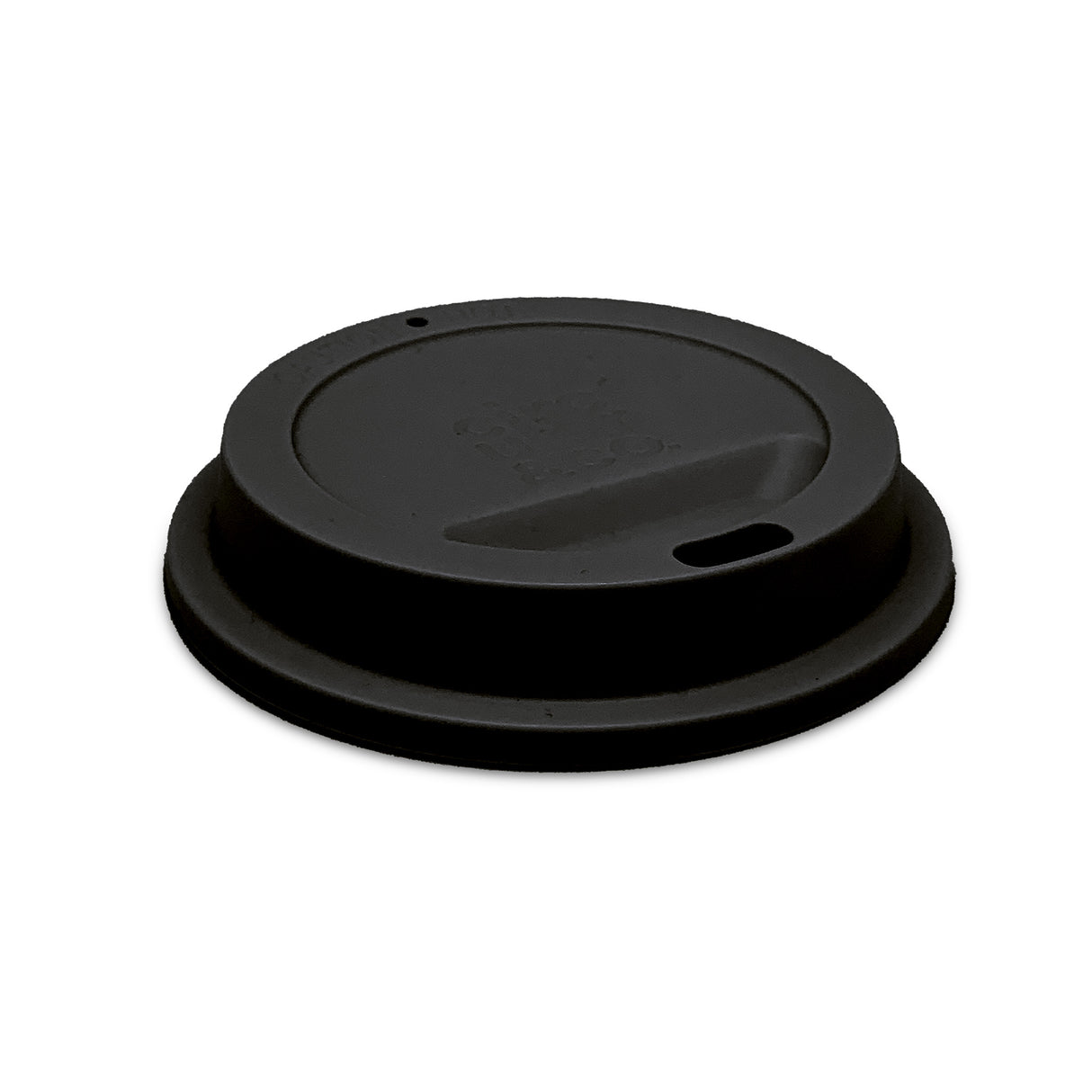 GREEN CUPS - REUSABLE COFFEE LIDS - SUIT 12/16OZ CUP - BLACK