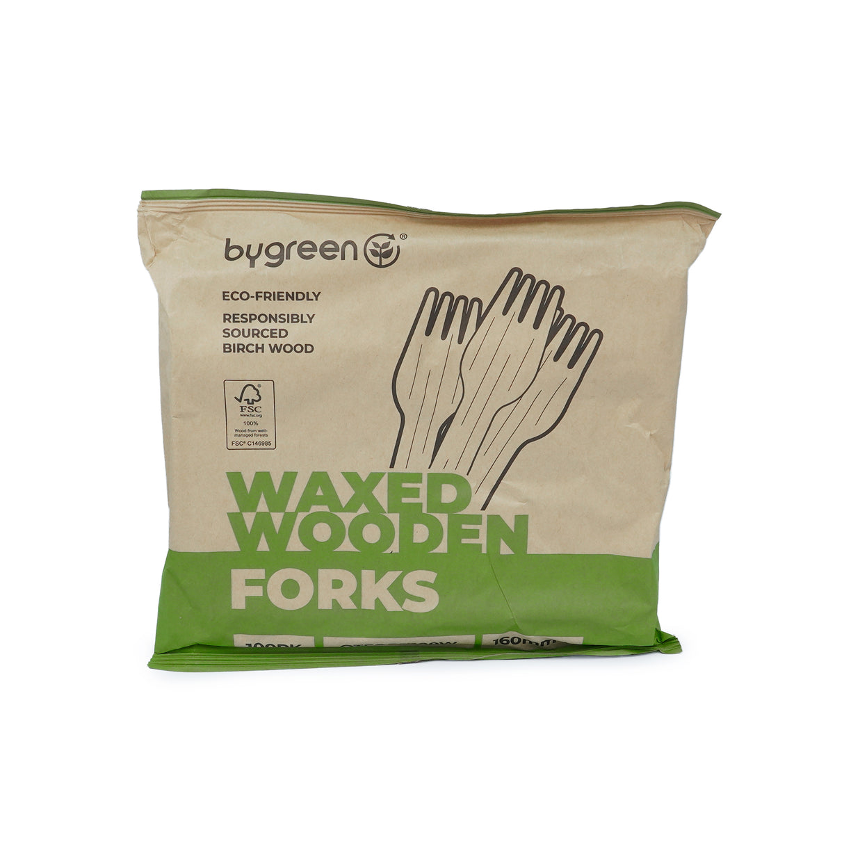 ONE TREE - WOODEN FORK - WAXED - BULK BOX