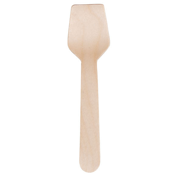 ONE TREE - WOODEN GELATO SPOON - WAXED - BULK BOX