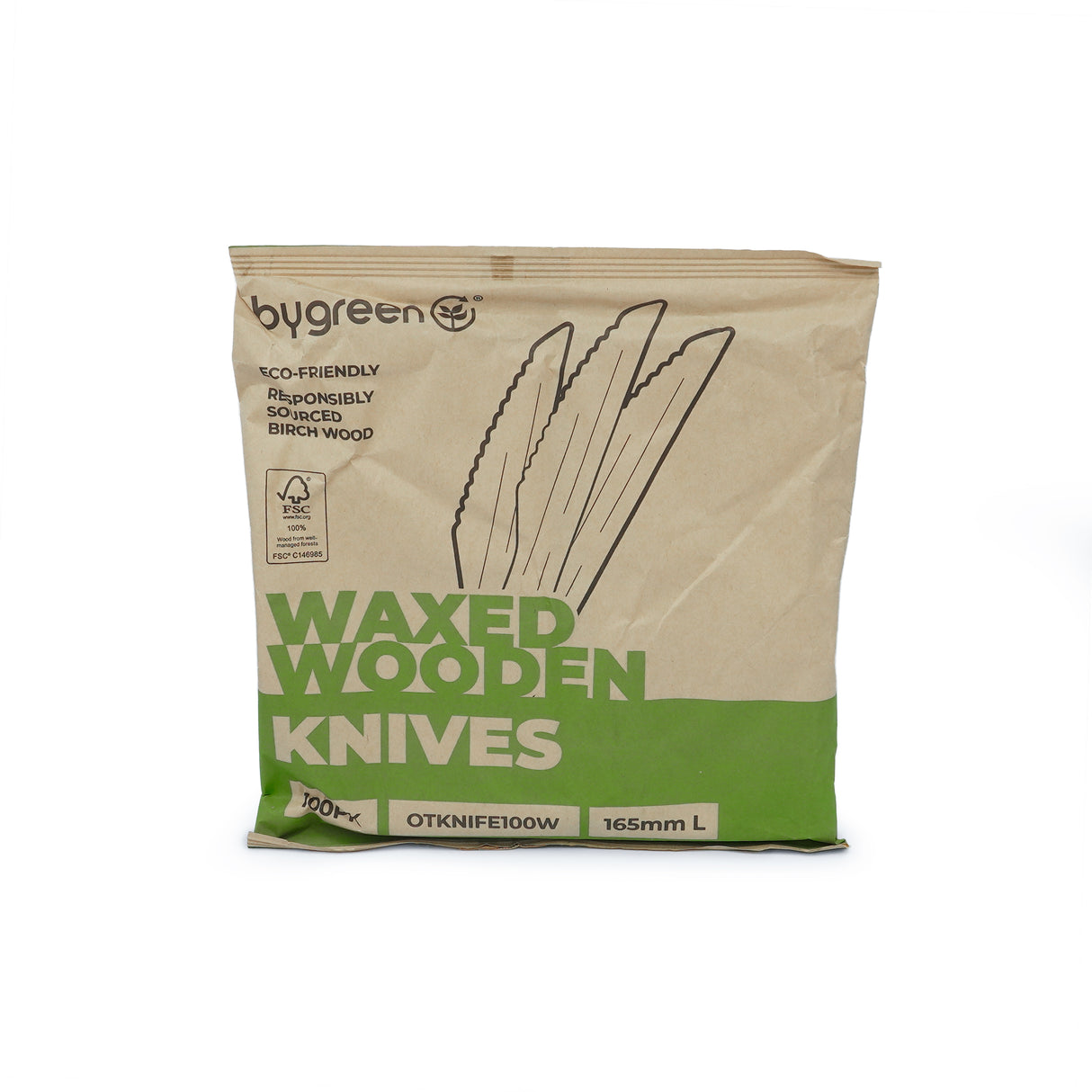 ONE TREE - WOODEN KNIFE - WAXED - BULK BOX