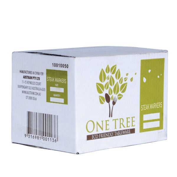 ONE TREE - STEAK MARKER - FLAG - WELL DONE