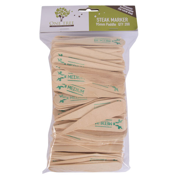 ONE TREE - STEAK MARKER - PADDLE - MEDIUM