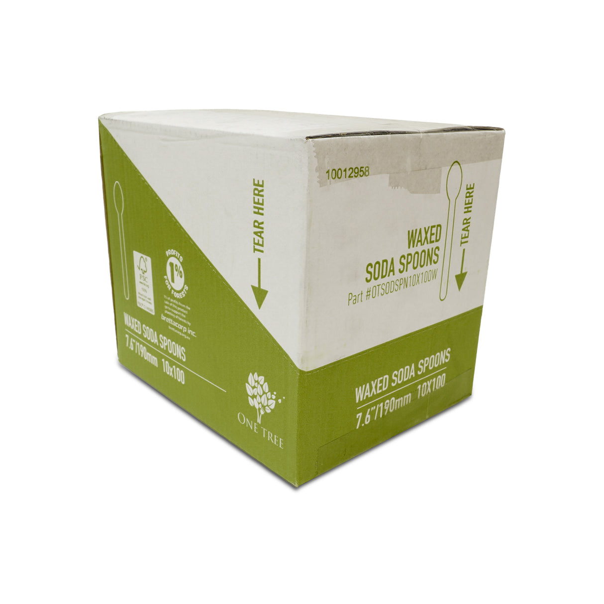 ONE TREE - WOODEN SODA SPOON - WAXED