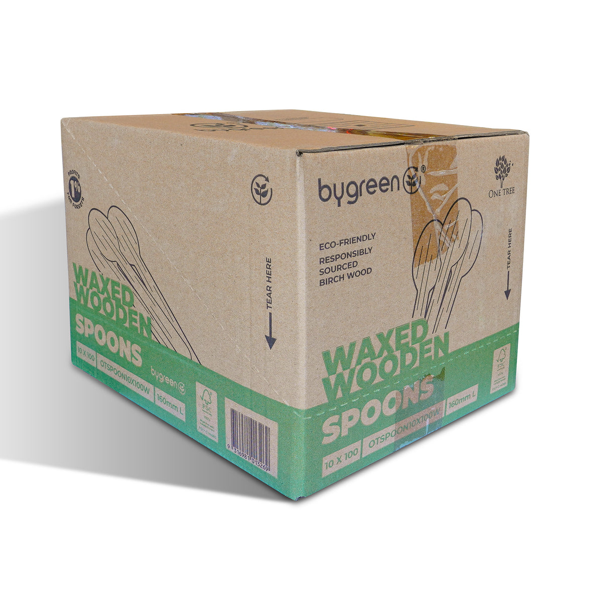 ONE TREE - WOODEN SPOON - WAXED