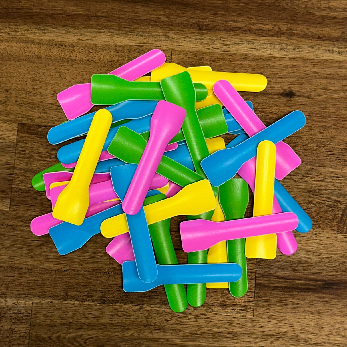 PAPER GELATO SPOONS - MIXED COLOURS