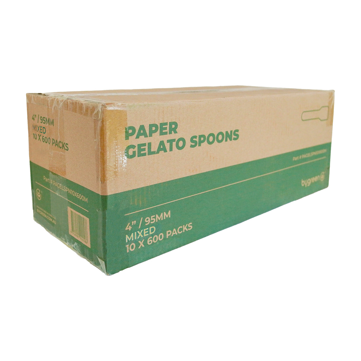 PAPER GELATO SPOONS - MIXED COLOURS