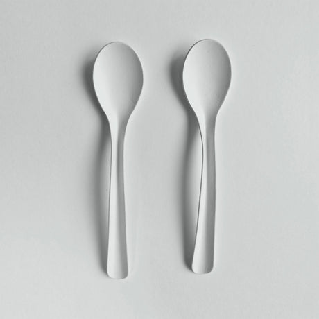 PAPER YOGHURT SPOONS - MINI - WHITE