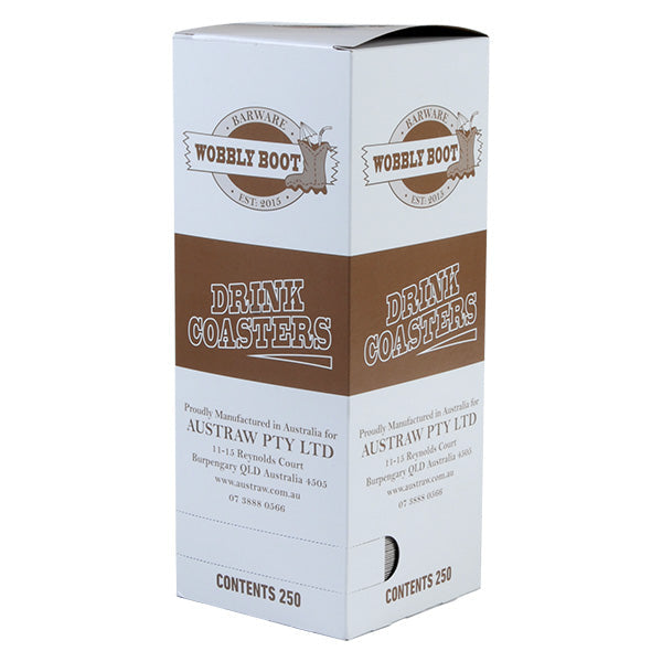 WOBBLY BOOT - DRINK COASTER - CHRISTMAS