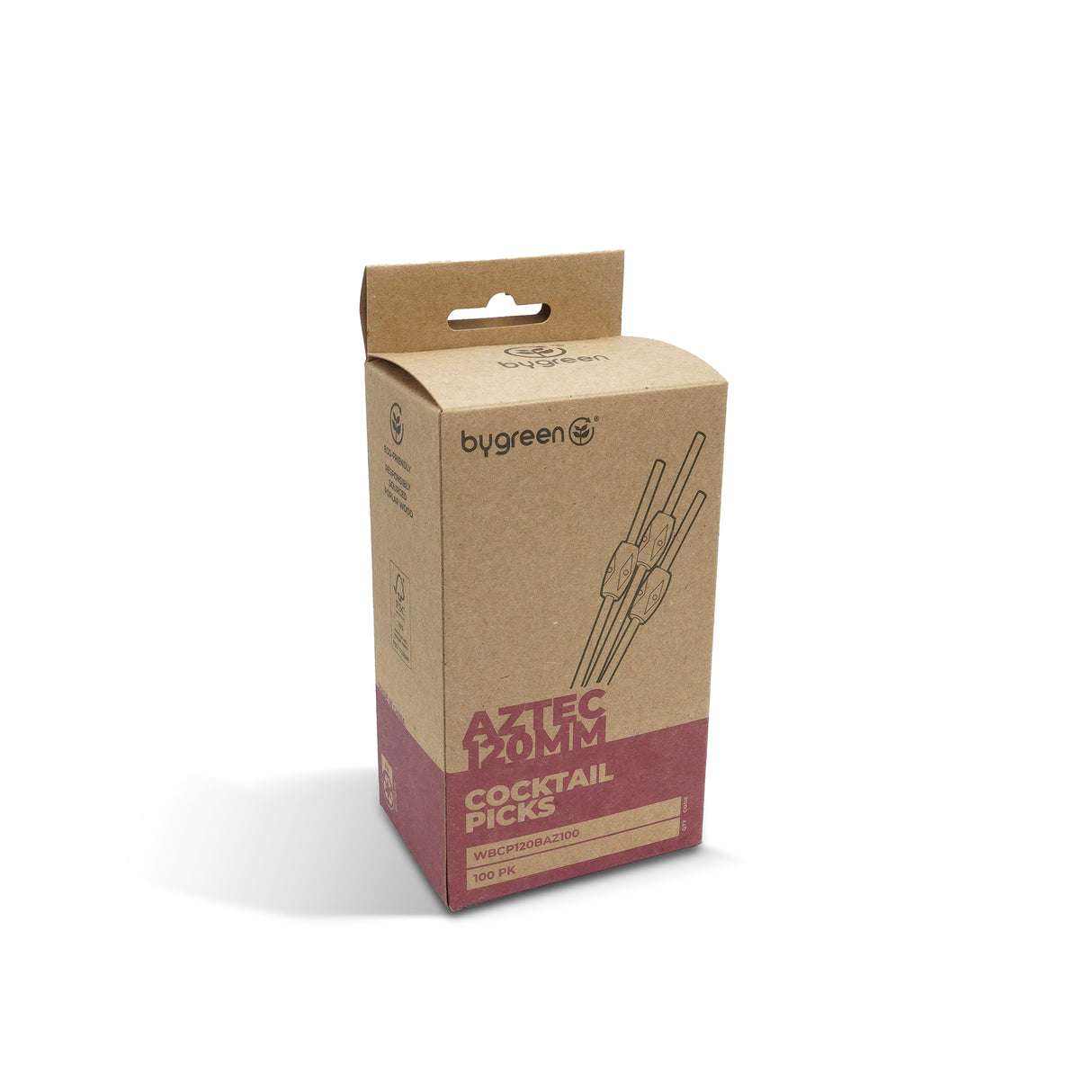 WOBBLY BOOT BAR WARE - COCKTAIL PICKS - BEADED - 120MM - AZTEC