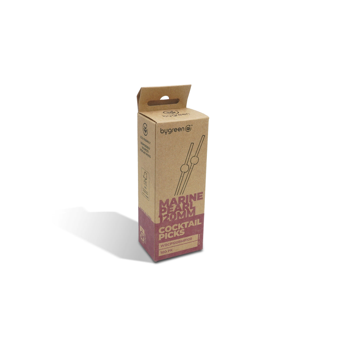 WOBBLY BOOT BAR WARE - COCKTAIL PICKS - BEADED - 120MM - MARINE PEARL