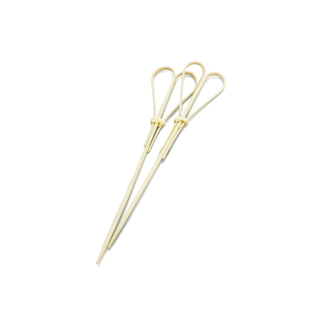 WOBBLY BOOT BARWARE - COCKTAIL PICKS - HEART - 120MM - NATURAL