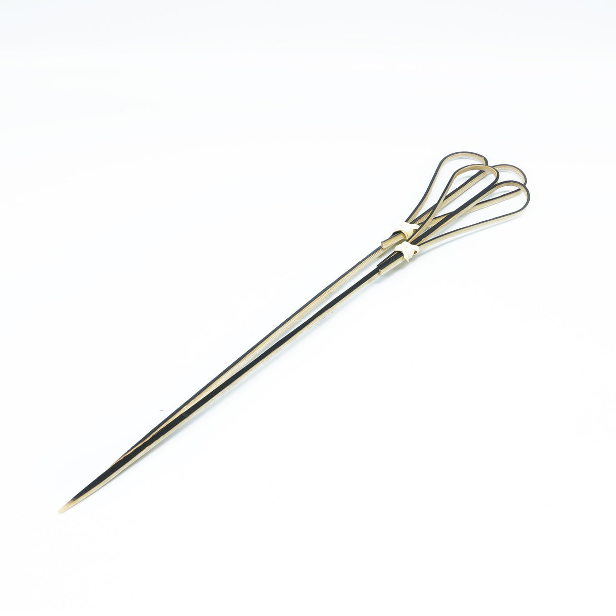 WOBBLY BOOT BARWARE - COCKTAIL PICKS - HEART - 180MM - BLACK