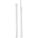 ECO STRAWS - REGULAR WRAPPED - PAPER STRAW - 3 PLY - WHITE