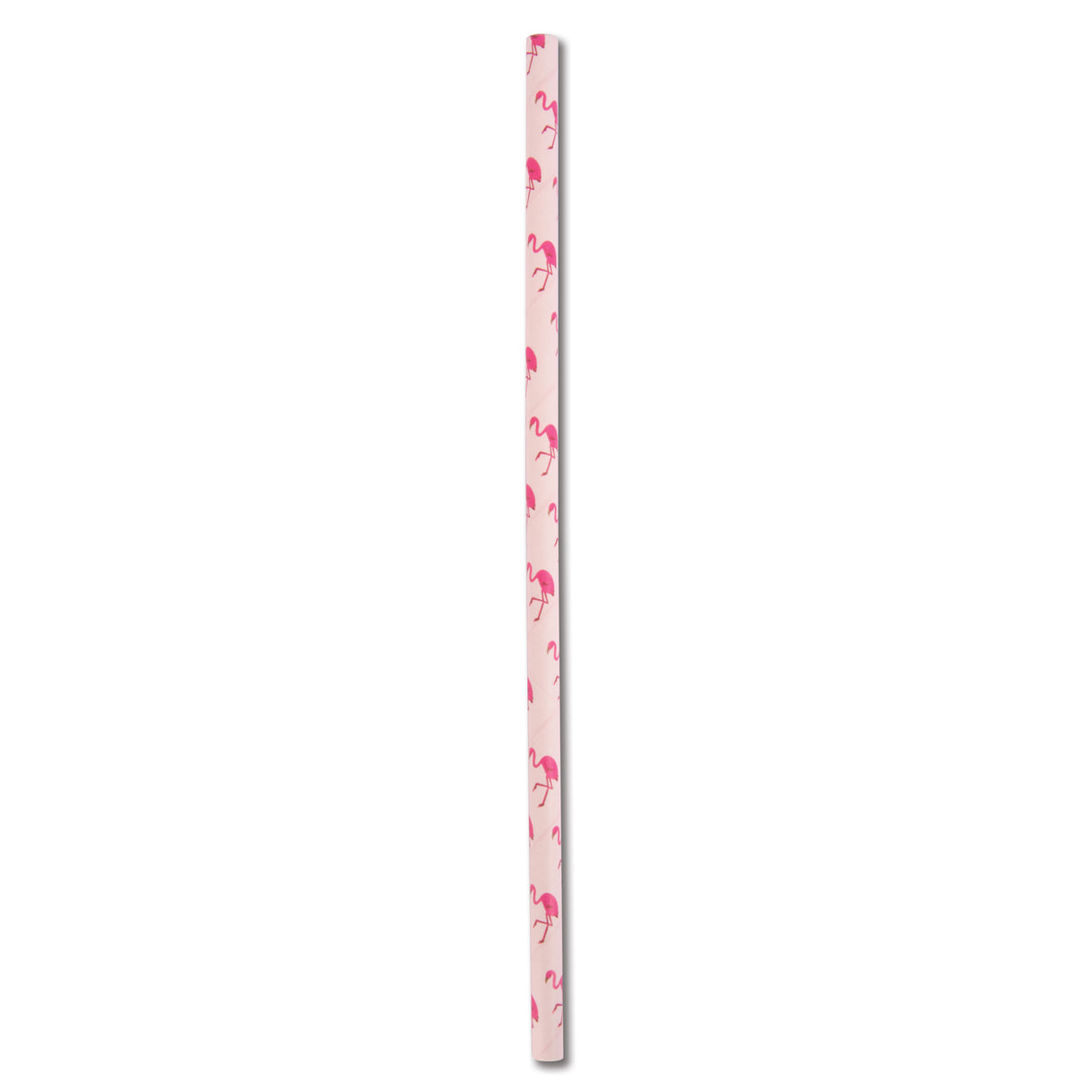 ECO STRAWS - REGULAR - PAPER STRAW - 3 PLY - FLAMINGO PRINT