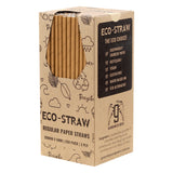 ECO STRAWS - REGULAR - PAPER STRAW - 3 PLY - KRAFT