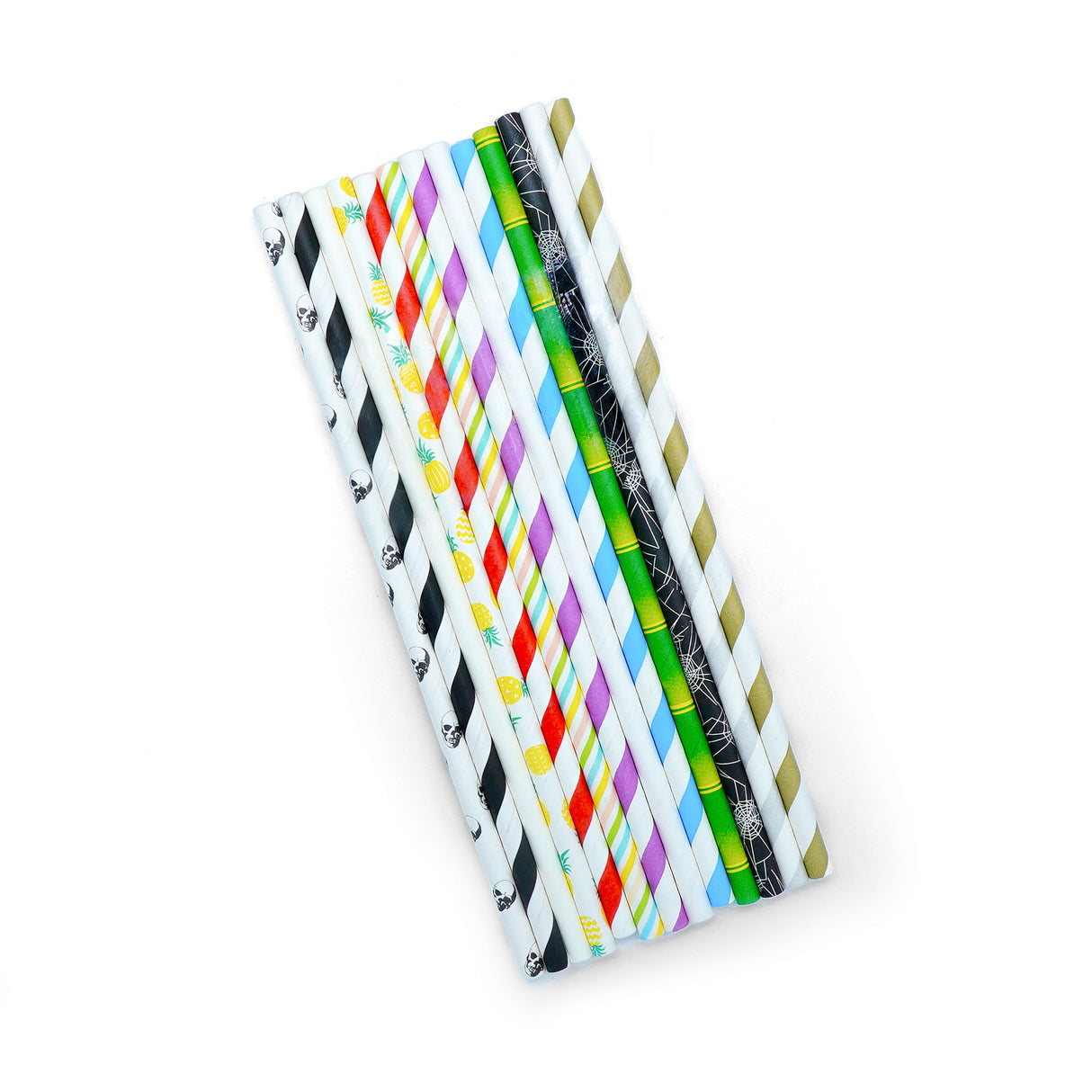 ECO STRAWS - REGULAR - PAPER STRAW - 3 PLY - MIX