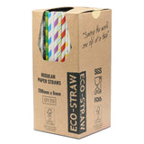 ECO STRAWS - REGULAR - PAPER STRAW - 3 PLY - MIX