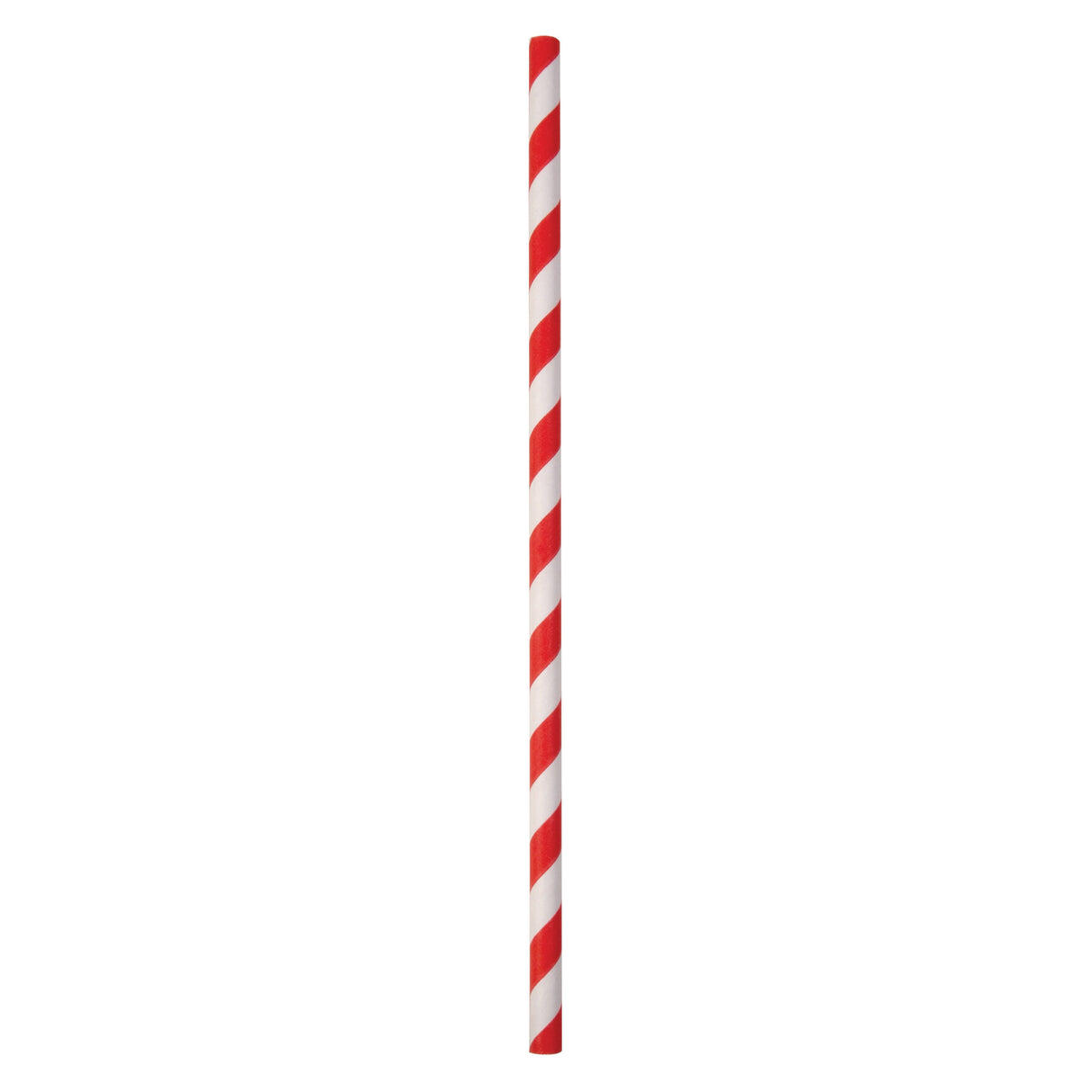 ECO STRAWS - REGULAR - PAPER STRAW - 3 PLY - RED STRIPE