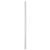 ECO STRAWS - REGULAR - PAPER STRAW - 3 PLY - WHITE