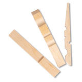 BONZA - WOODEN HALF PEG - NATURAL - 73MM