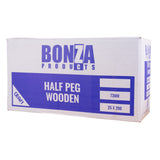 BONZA - WOODEN HALF PEG - NATURAL - 73MM