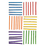 BONZA - WOODEN MATCH STICK - MIXED COLOURS - 50MM