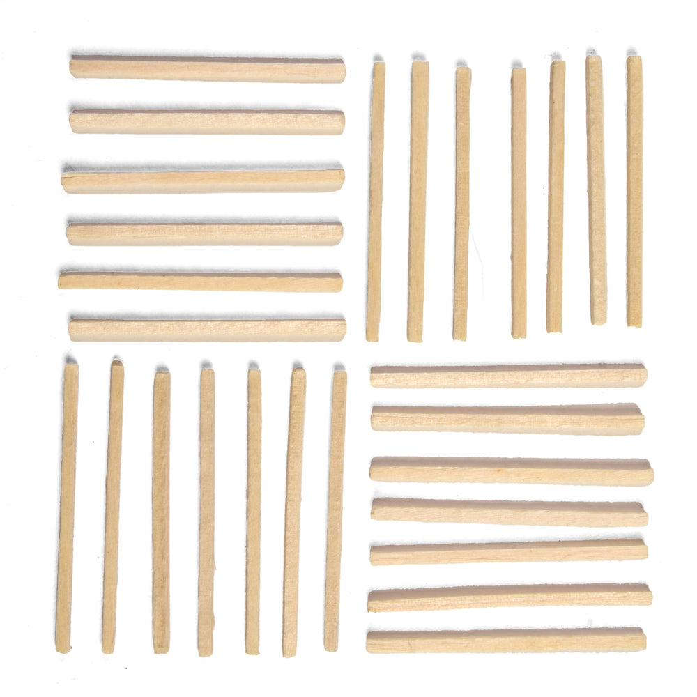 BONZA - WOODEN MATCH STICK - NATURAL - 50MM – Bygreen