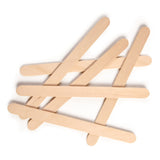 BONZA - WOODEN PADDLE POP STICK - NATURAL - 114MM