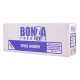 BONZA - WOODEN SPOOL - MIXED COLOURS - ASSORTED SIZES