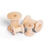 BONZA - WOODEN SPOOL - NATURAL - ASSORTED SIZES