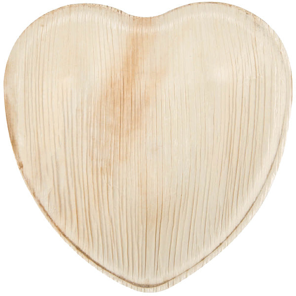 ONE TREE - PALM LEAF - PLATES - 160MM HEART