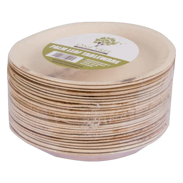 ONE TREE - PALM LEAF - PLATES - 180MM ROUND