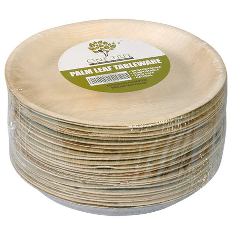 ONE TREE - PALM LEAF - PLATES - 200MM ROUND