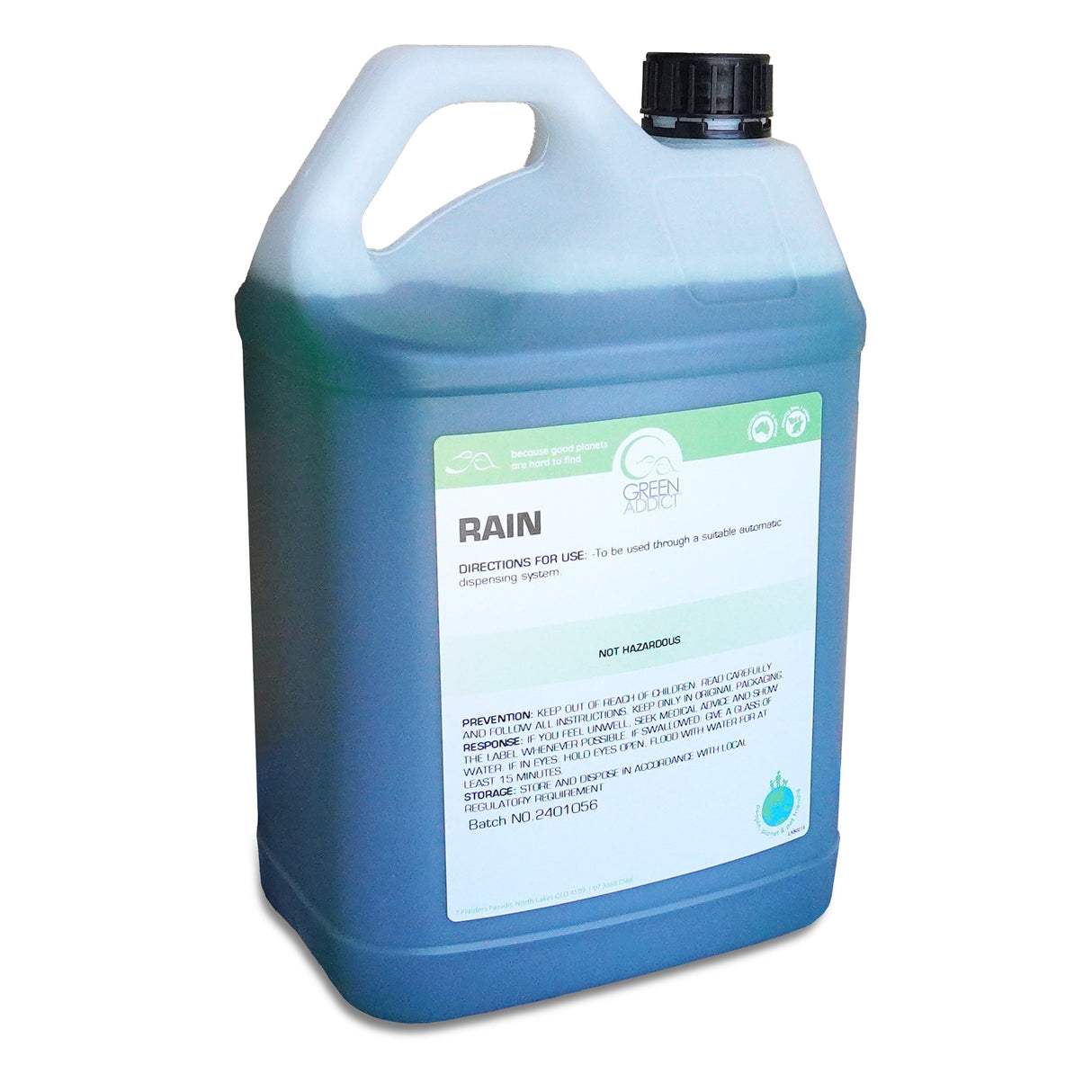 GREEN ADDICT - RAIN - AUTO RINSE AID - 5 LITRE