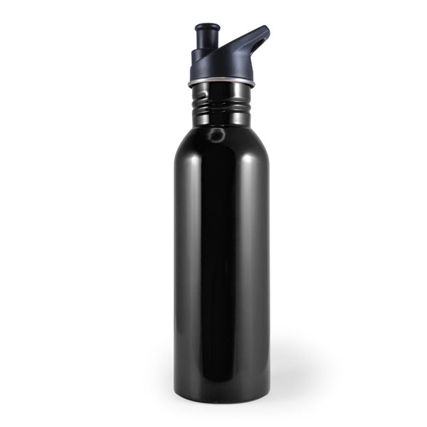 GO GREEN - REUSABLE DRINK BOTTLE - 800ML - BLACK