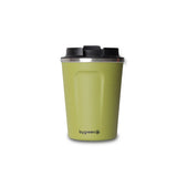 GO GREEN - REUSABLE COFFEE CUP - 220ML - OLIVE