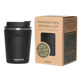 GO GREEN - REUSABLE COFFEE CUP - 220ML - SLATE