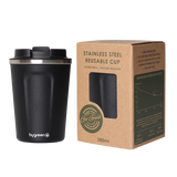 GO GREEN - REUSABLE COFFEE CUP - 380ML - SLATE