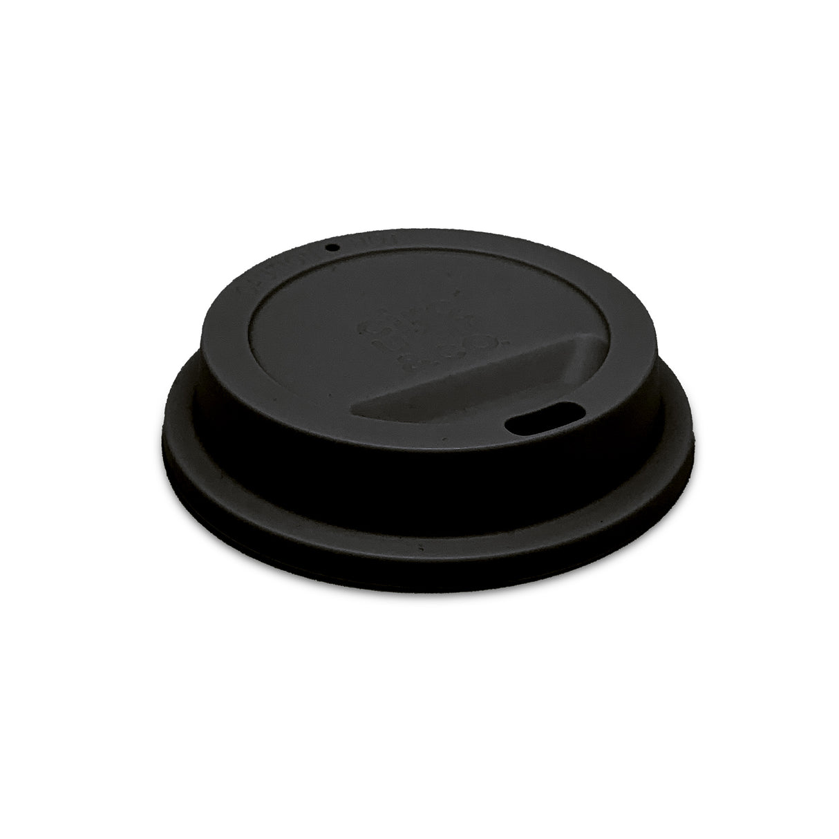GREEN CUPS - REUSABLE COFFEE LIDS - SUIT 8OZ CUP - BLACK