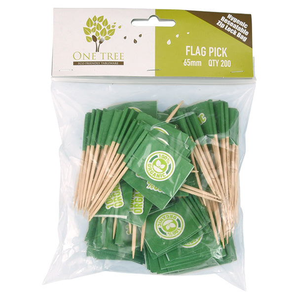 ONE TREE - FLAG PICKS - ORGANIC