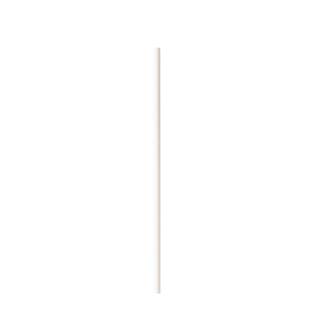 ECO STRAWS - 4 PLY JUMBO - PAPER STRAW - WHITE