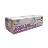 STRONG STRAWS - 5 PLY COCKTAIL PAPER STRAW - OASIS