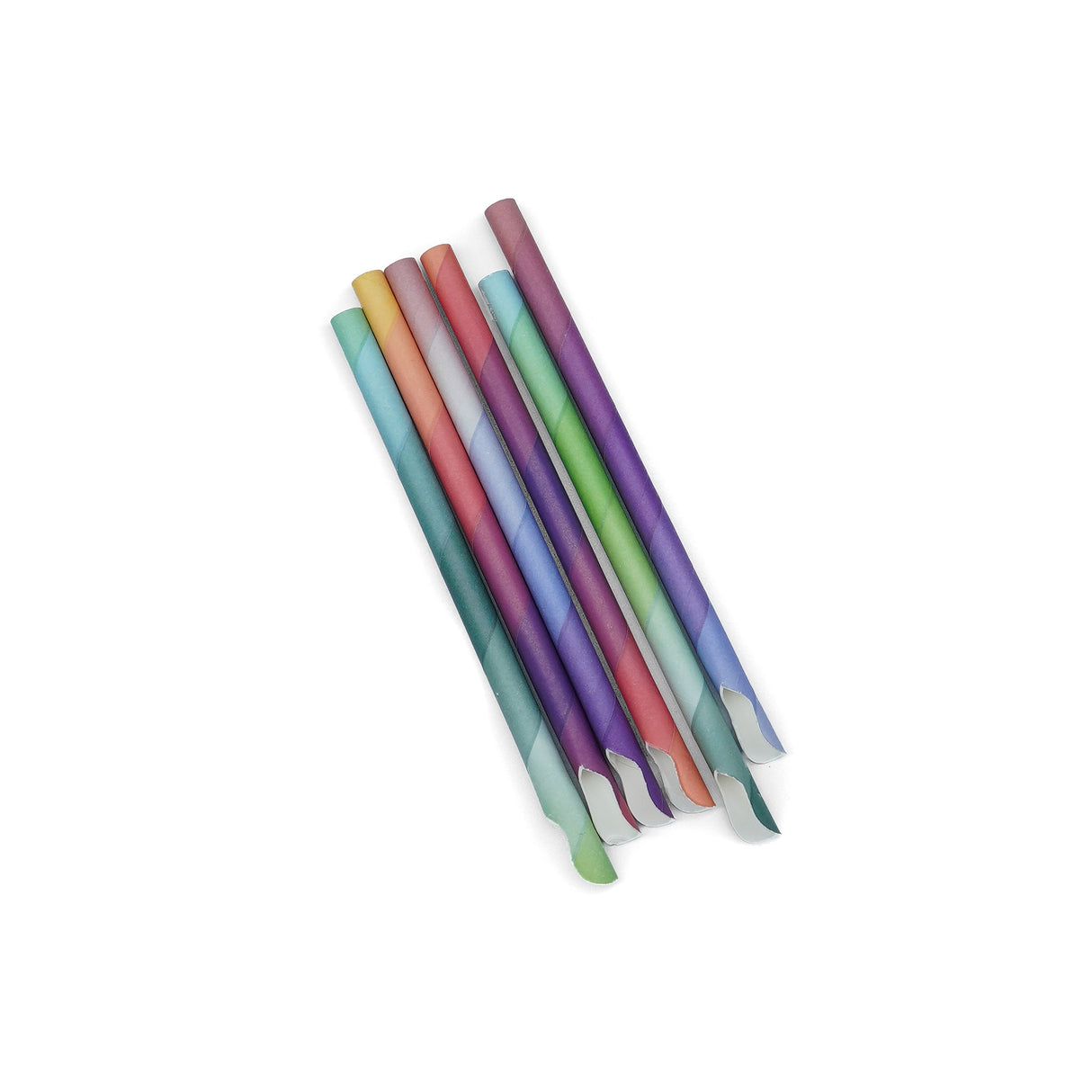 STRONG STRAWS - 5 PLY MINI SPOON PAPER STRAW - MIXED