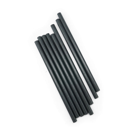 STRONG STRAWS - 5 PLY SUPER SMOOTHIE PAPER STRAW - BLACK
