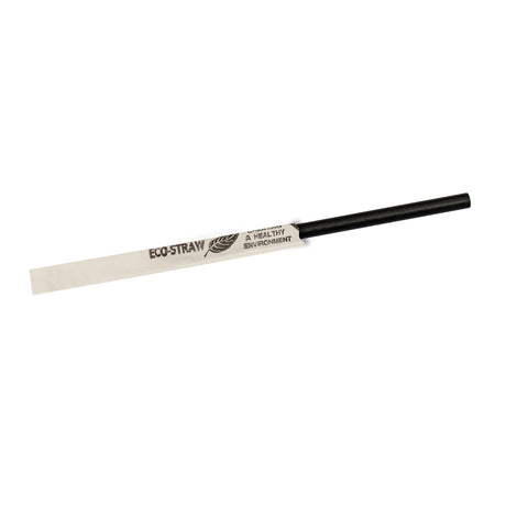 ECO STRAWS - COCKTAIL SLIM PAPER WRAPPED - 3 PLY - BLACK (CTN 1000)