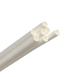 ECO STRAWS - COCKTAIL SLIM PAPER WRAPPED - 3 PLY - WHITE (CTN 1000)