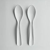 PAPER YOGHURT SPOONS - WHITE